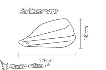 BARKBUSTERS Handguard STORM för 22mm styre bild 2 PMMEDIA:9167cffbf329bb37