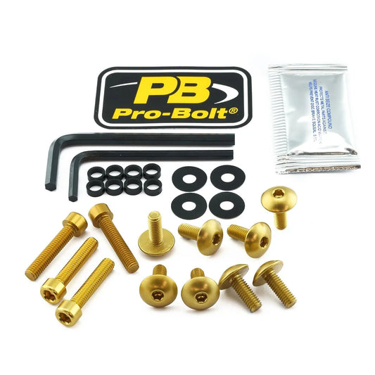 PRO BOLT Aluminium Fairing Bolt Kit för Yamaha bild 1 PMMEDIA:4b697a8bedc007fc