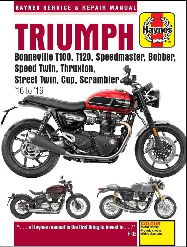 HAYNES Service Manual för TRIUMPH 900 & 1200 (16-18) bild 1 PMMEDIA:d3bace136f672919