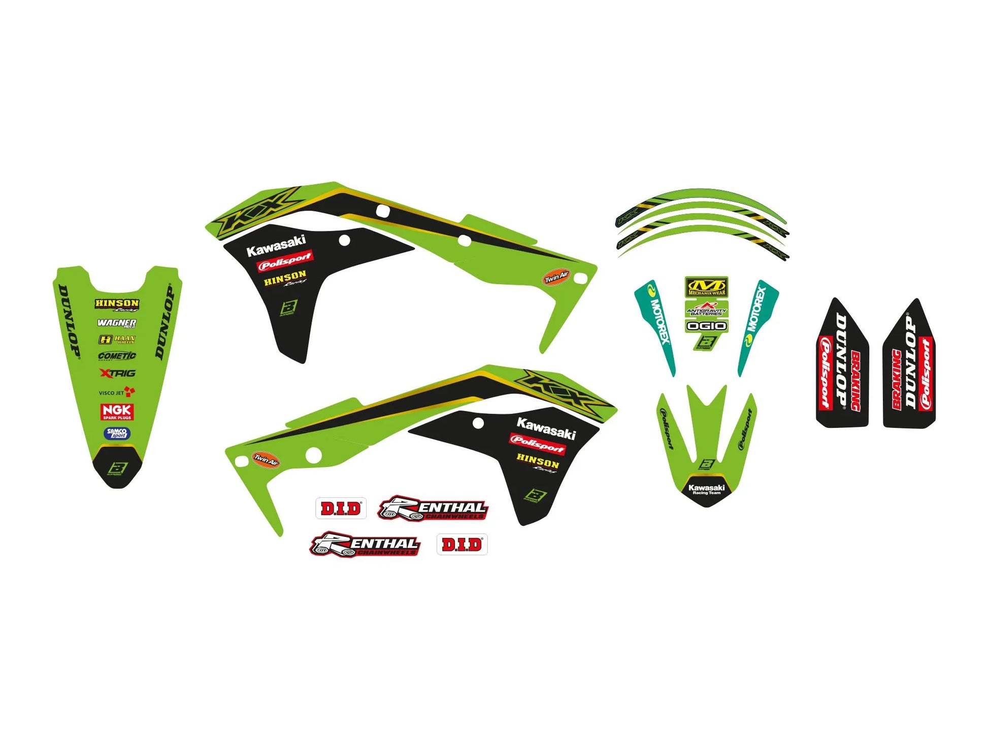 BLACKBIRD RACING Replica Team Kawasaki 2020 Dekorsats bild 1 PMMEDIA:9f0b20ace9071bce