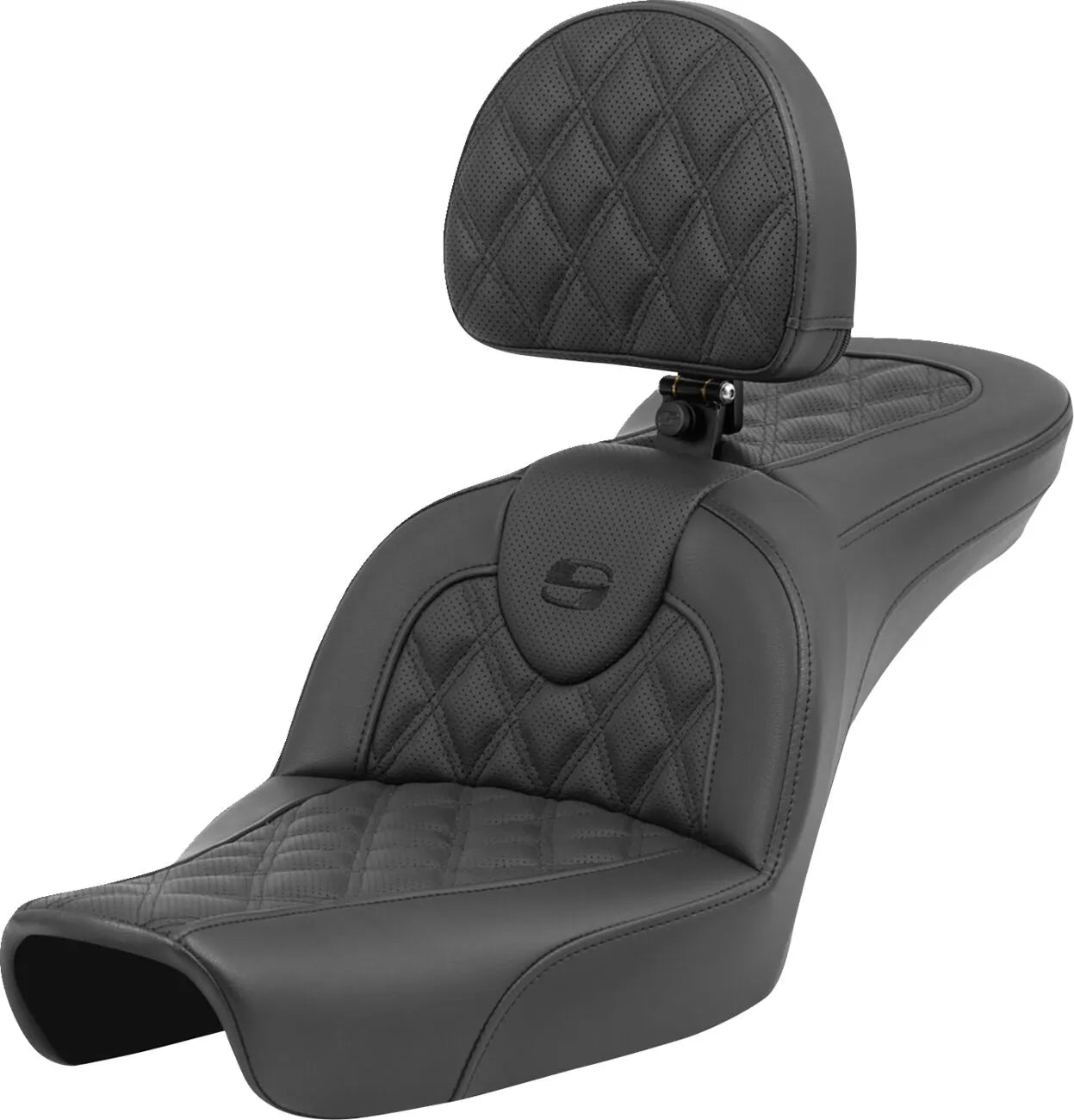 SADDLEMEN Roadsofa™ Lattice Stitch Sadel med ryggstöd bild 1 PMMEDIA:efbc0f3605716786