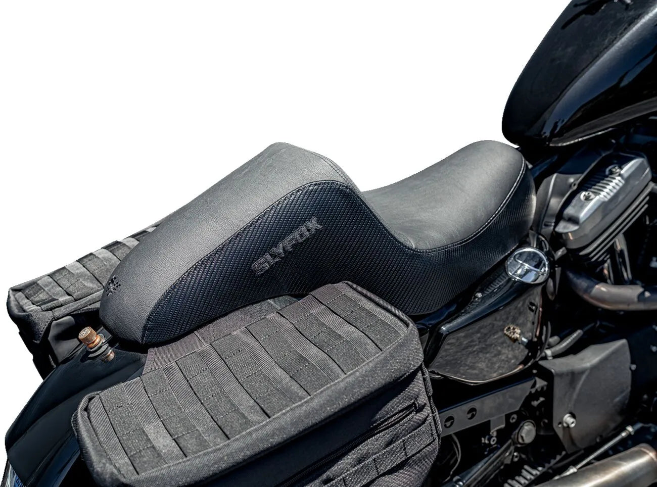 Slyfox The Drifter Seat Sadlar Harley Sportster bild 4 PMMEDIA:7fe41fc9f2c6e54e