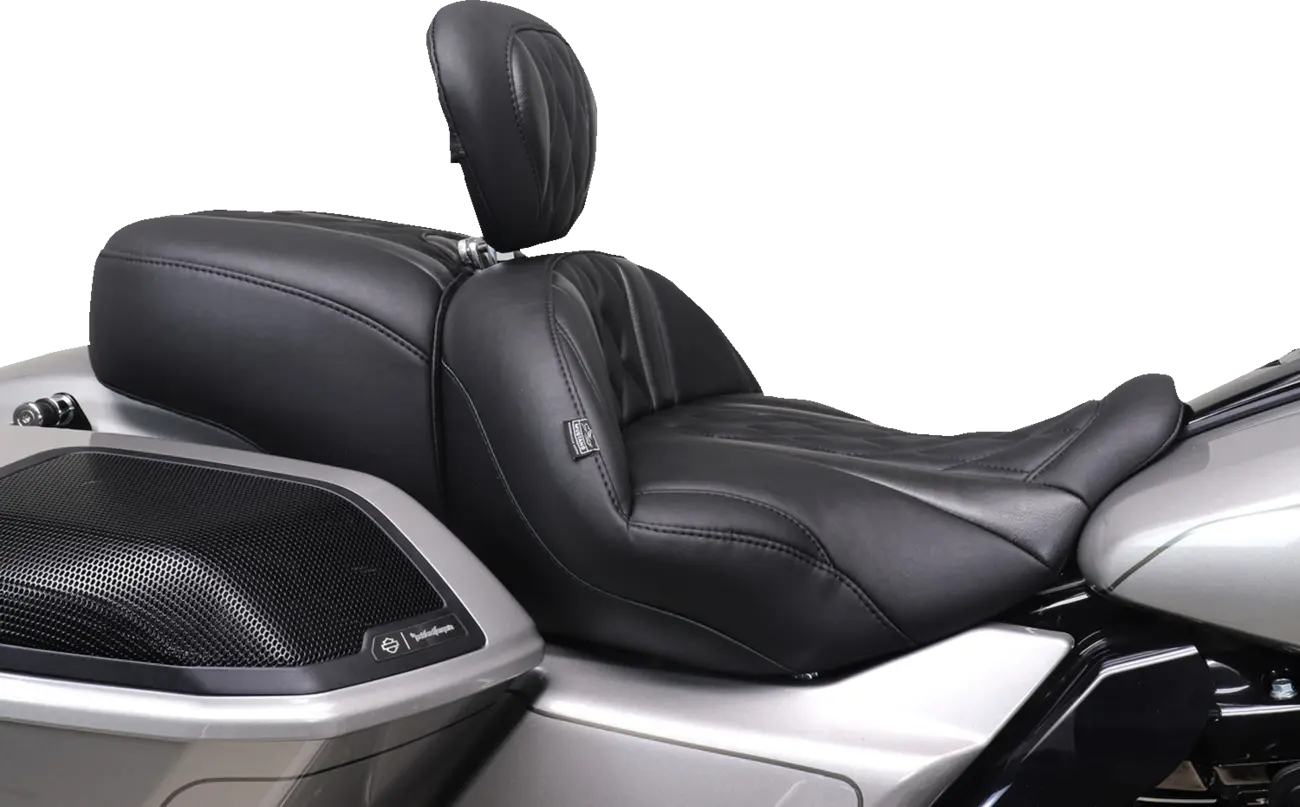 Mustang Deluxe Touring Seat Sadlar Harley Touring bild 6 PMMEDIA:b624c0526c9e2fe0