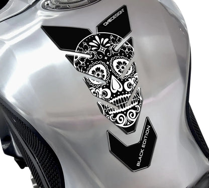 ONEDESIGN Tankpad Black Edition Skull4 bild 1 PMMEDIA:ca7e0538b8d1a197