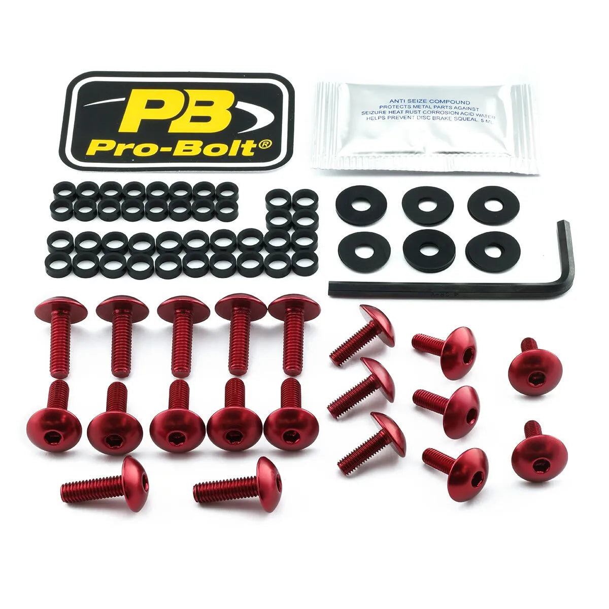 PRO BOLT Aluminium Fairing Bolt Kit för Suzuki bild 1 PMMEDIA:3a7b696ee66630aa