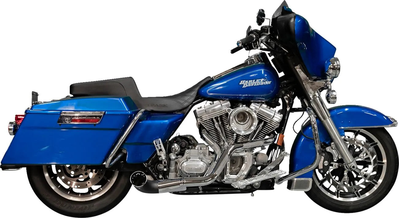 Trask 2-into-1 Nasty Bastard Exhaust System Kompletta avgassystem Harley bild 1 PMMEDIA:aac9af48572a4f10