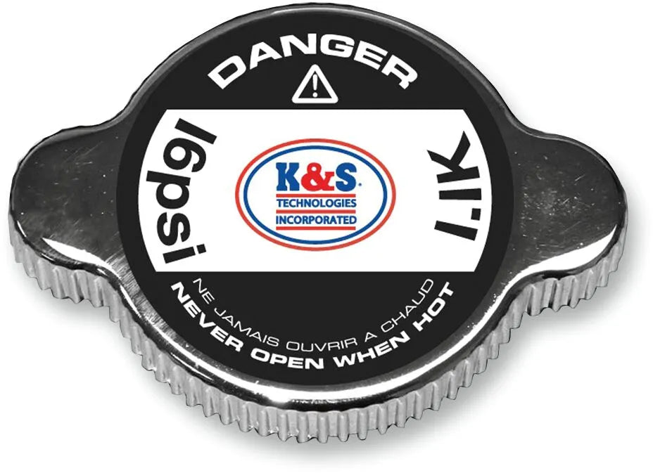 K&S TECHNOLOGIES Radiatorlock 16 PSI krom bild 1 PMMEDIA:c0f8f523524c39b4