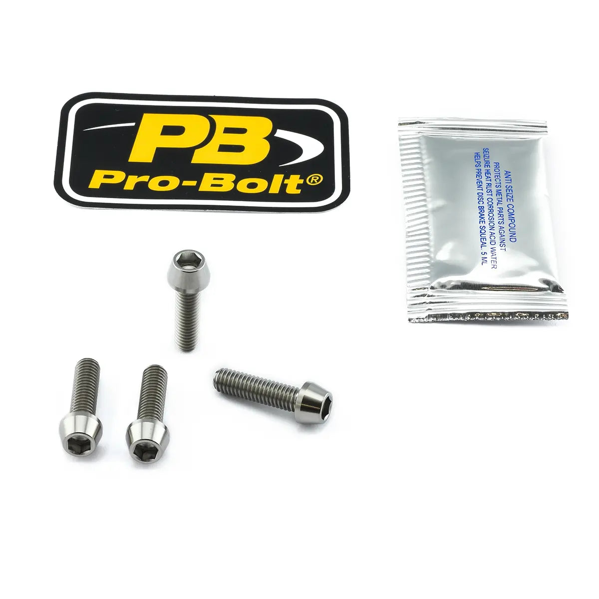 PRO BOLT Titanium Broms- och Kopplingsspak Pinch Bolt Kit bild 1 PMMEDIA:87315d60f2e9e7c3