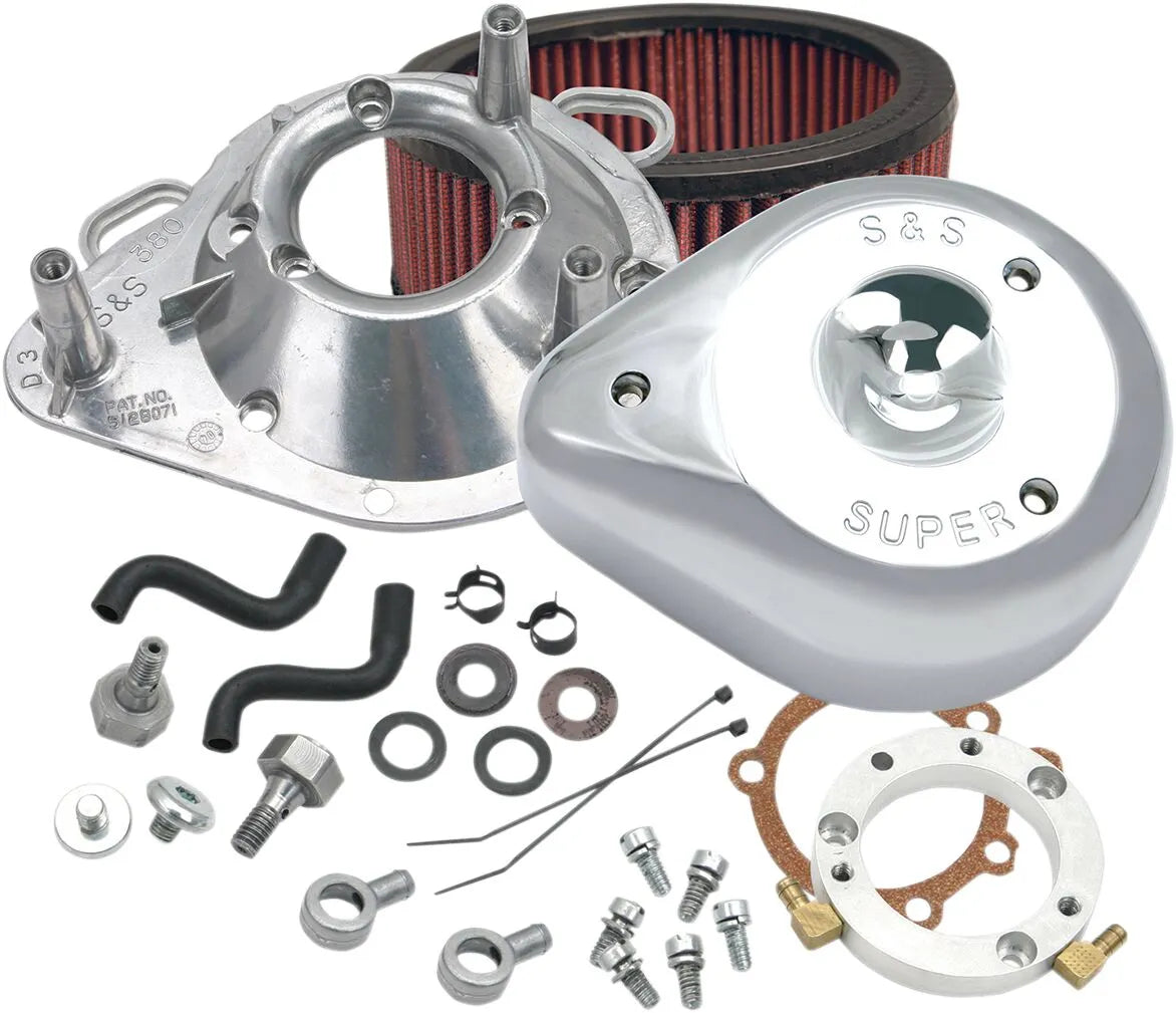 S&S CYCLE Teardrop Luftfilter krom bild 1 PMMEDIA:e46102a3ed1d39a8