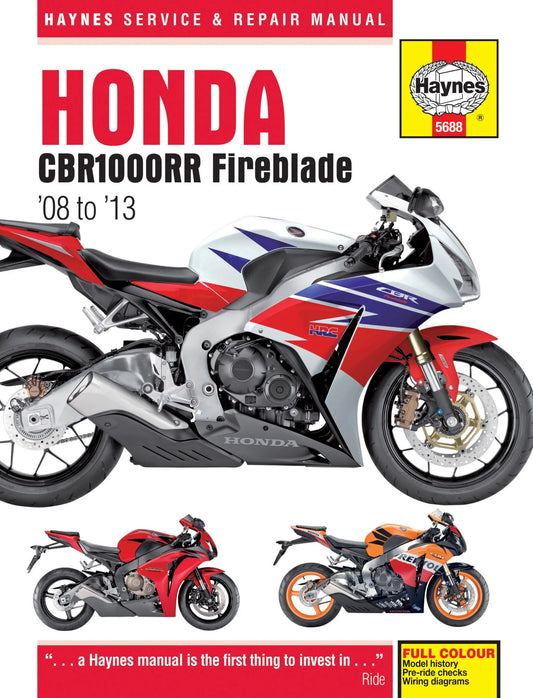 HAYNES Service Manual Honda CBR1000RR Fireblade bild 1 PMMEDIA:cb21ffec375baec4