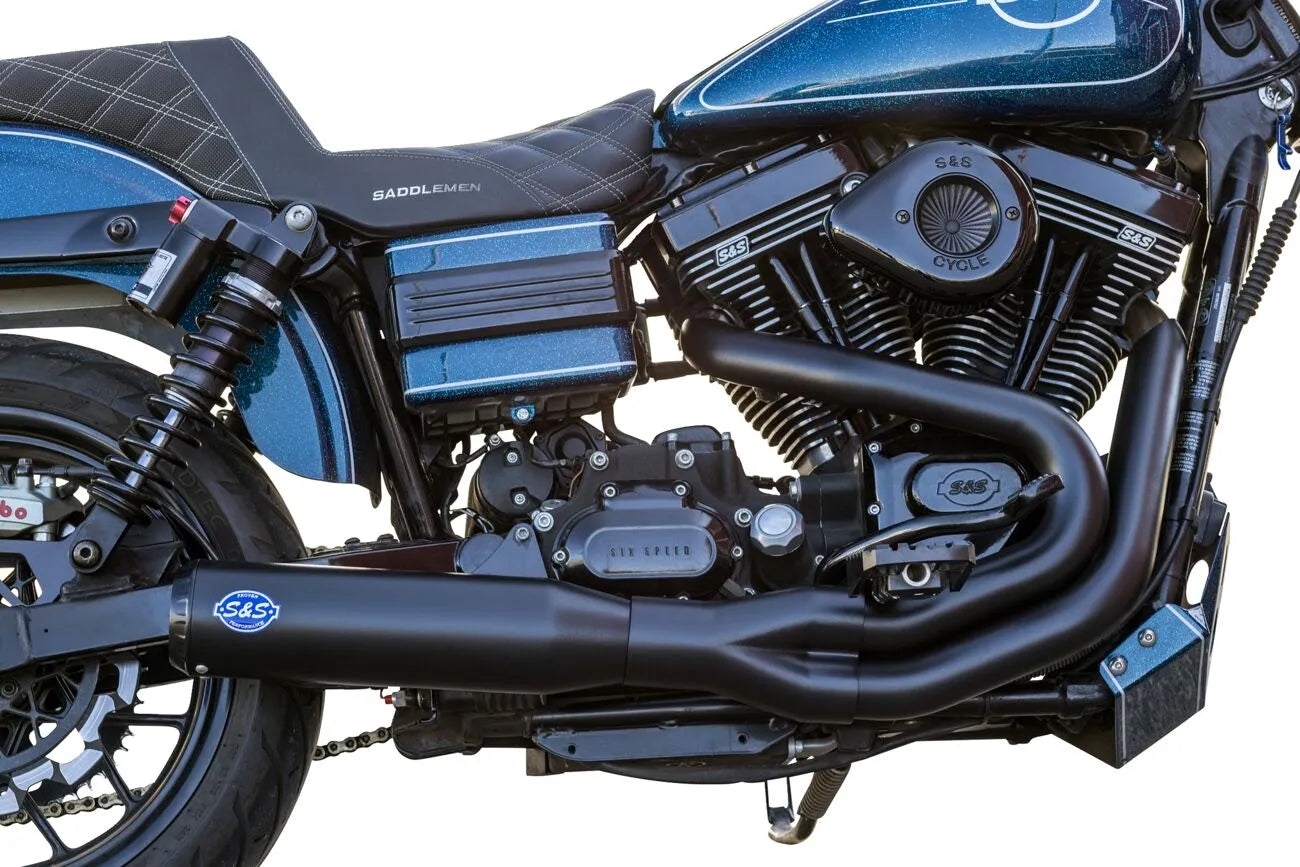 S S Cycle 2-into-1 Qualifier Exhaust System Kompletta avgassystem Harley bild 4 PMMEDIA:ce83ec889d4f1336