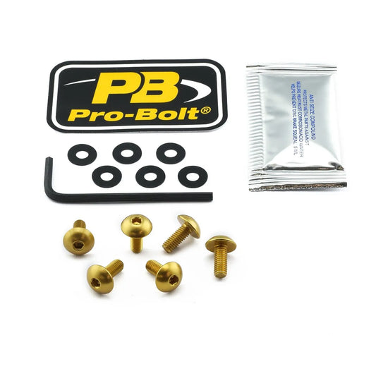 PRO BOLT Aluminium Screen Bolt Kit Gold bild 1 PMMEDIA:8bbe7498bcf3138a