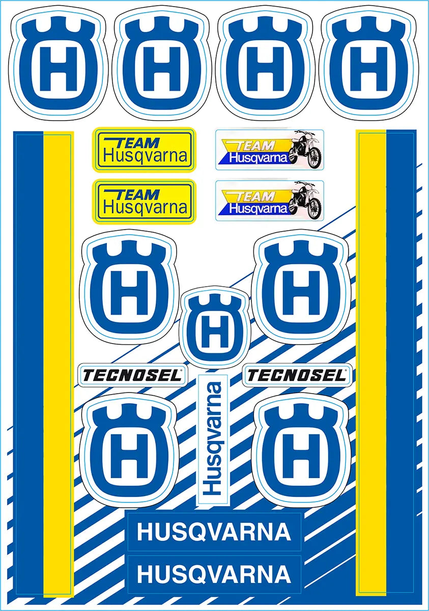 TECNOSEL Sticker Sheet HVA Vintage bild 1 PMMEDIA:986fe420456e2090