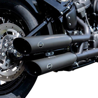 S&S CYCLE Slash-Cut Slip-On Ljuddämpare M8 Softail Svart bild 3 PMMEDIA:0831015b820202d5