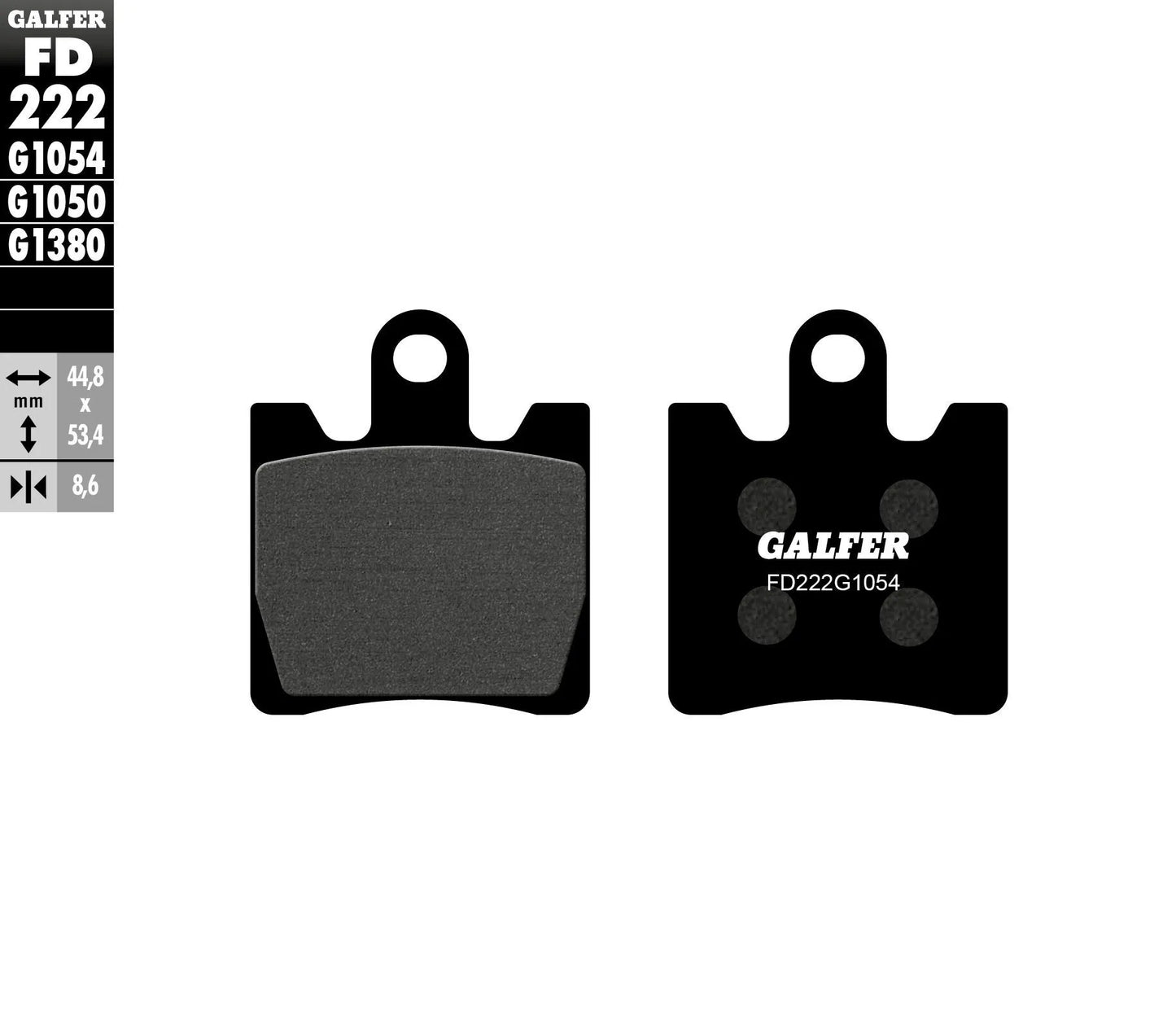 GALFER Semi-Metallic Bromsbelägg bild 1 PMMEDIA:f5c97b84cd0e46ea