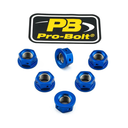 PRO BOLT Aluminium Sprocket Muttrar 10x1,25 Blå bild 1 PMMEDIA:d279a7b278e26e61