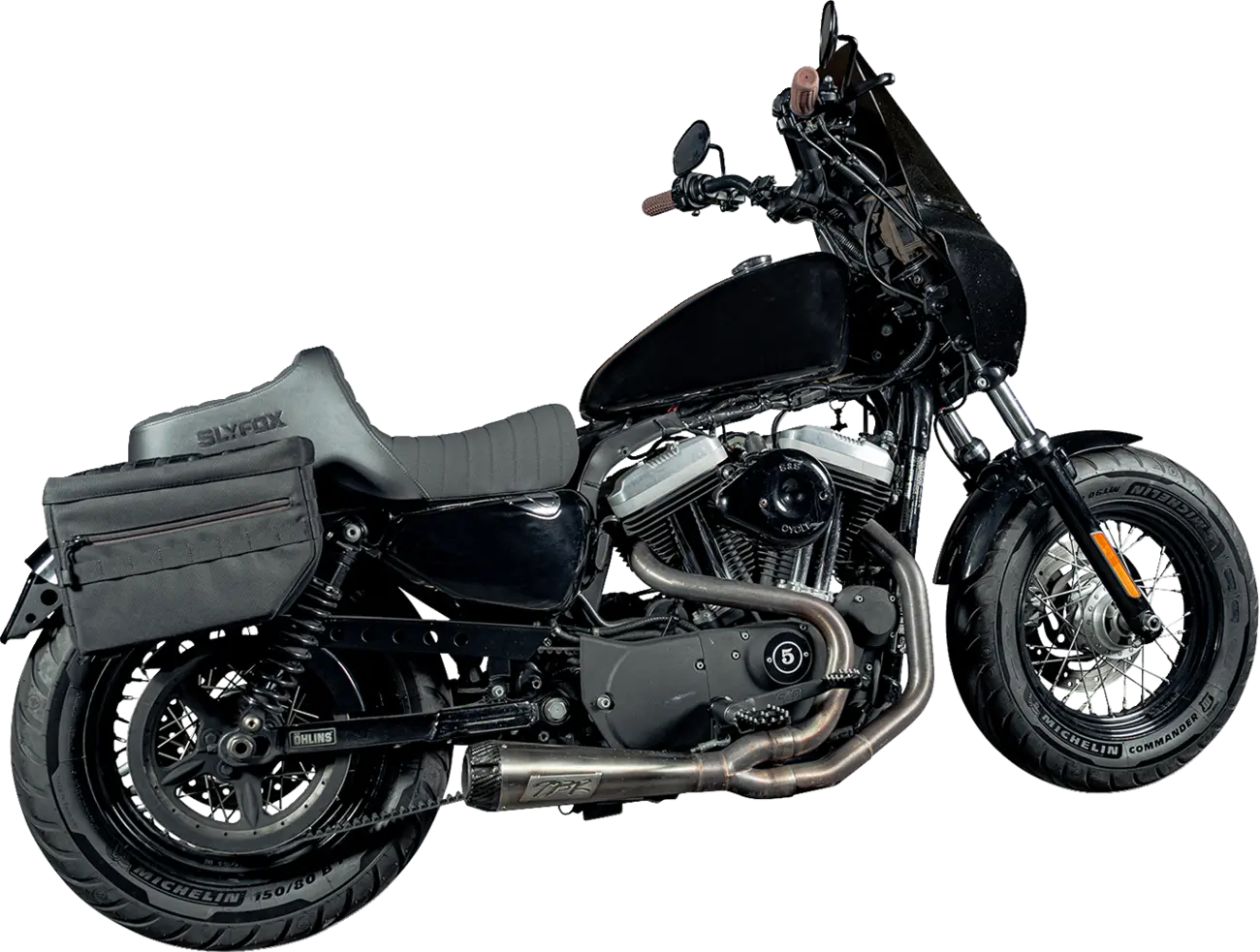 Slyfox High Noon Seat Sadlar Harley Sportster bild 8 PMMEDIA:396fd43bdede981f