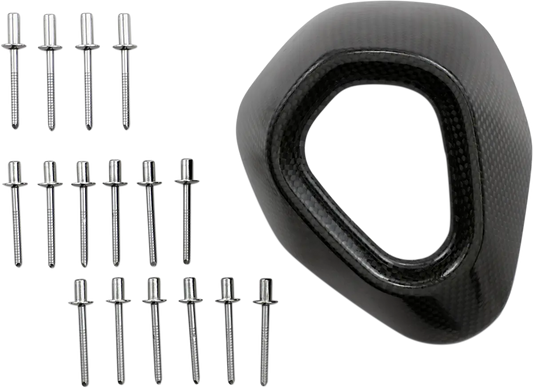 AKRAPOVIC End Cap i kolfiber för ljuddämpare bild 1 PMMEDIA:32255223c7d02f83