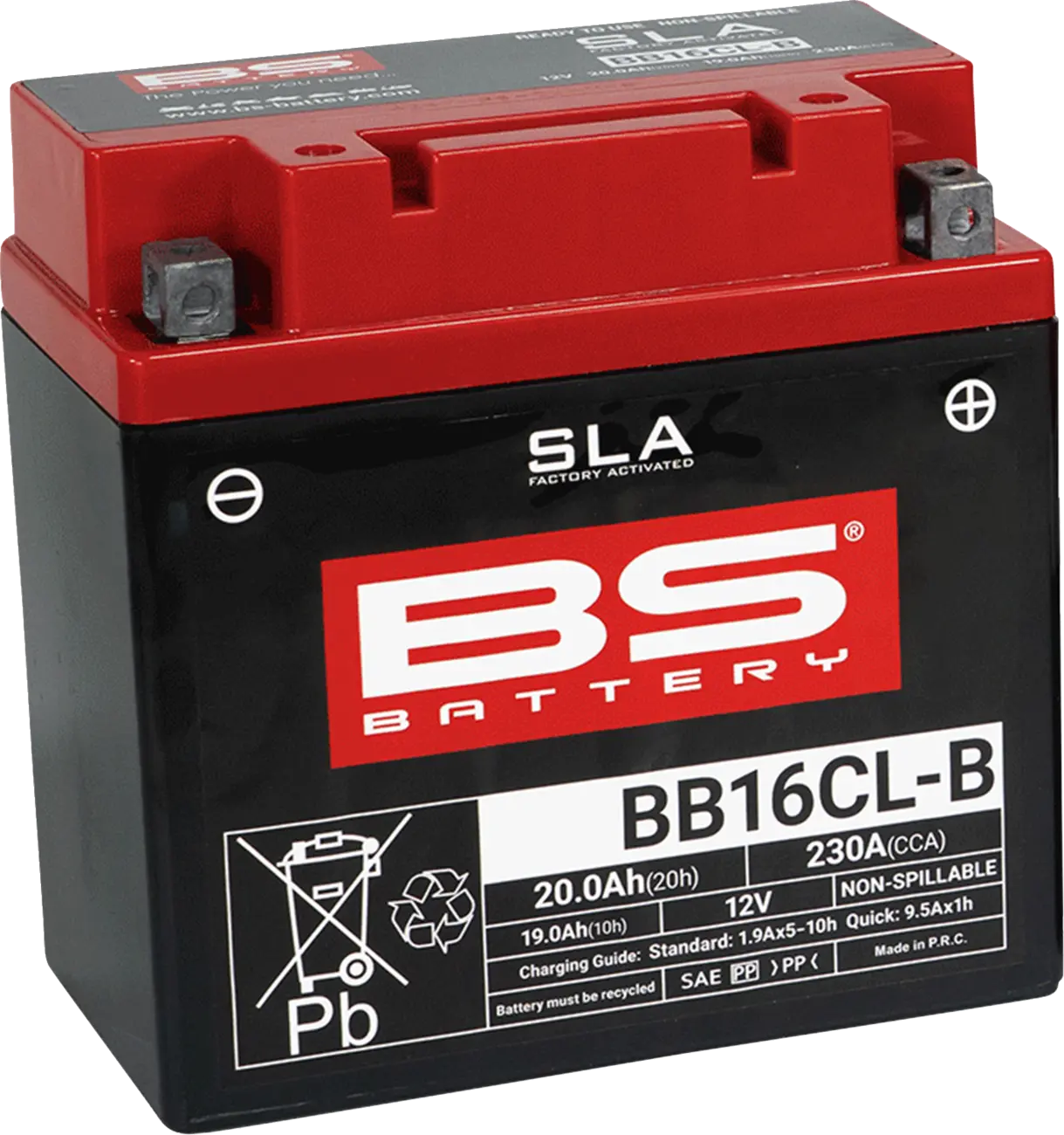 BS BATTERY BB16CL-B AGM Underhållsfritt Batteri bild 1 PMMEDIA:bad3e6acb4f483d9