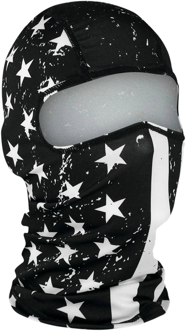 ZAN HEADGEAR Balaclava BK/WH FLAG bild 1 PMMEDIA:3e91fb7c7f2864db
