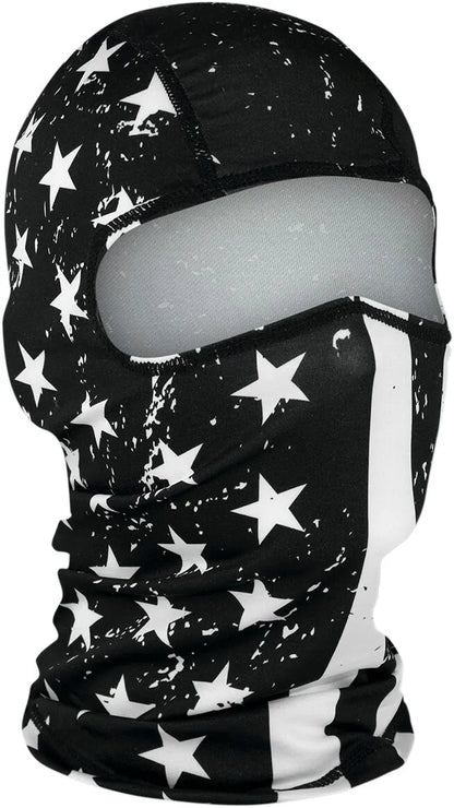 ZAN HEADGEAR Balaclava BK/WH FLAG bild 1 PMMEDIA:3e91fb7c7f2864db