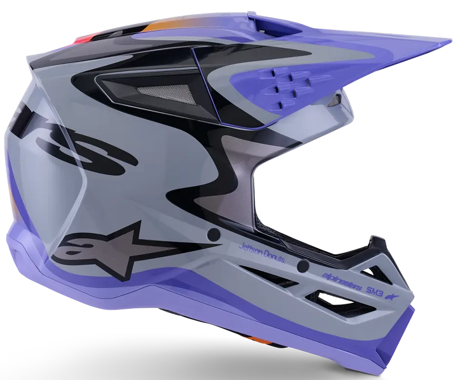 Alpinestars(Mx) Youth SM3 Jettson Offroadhjälm integral barn bild 3 PMMEDIA:aecf978a51620a7e