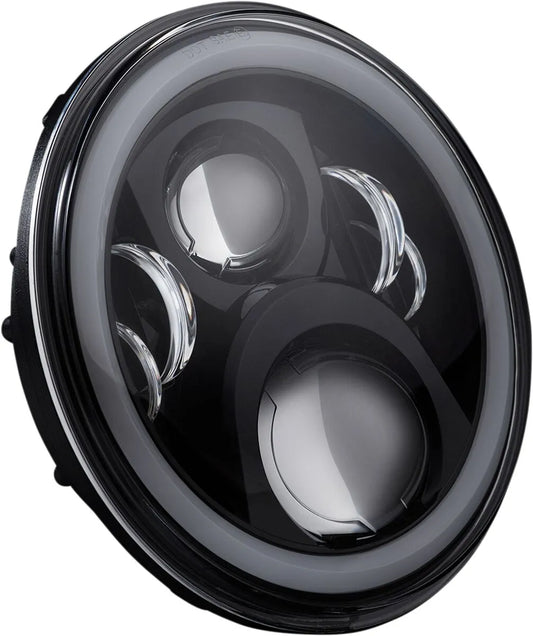 CUSTOM DYNAMICS 7" LED Halo Strålkastare med Touring Adapter bild 1 PMMEDIA:9c6a2c6b27aae075