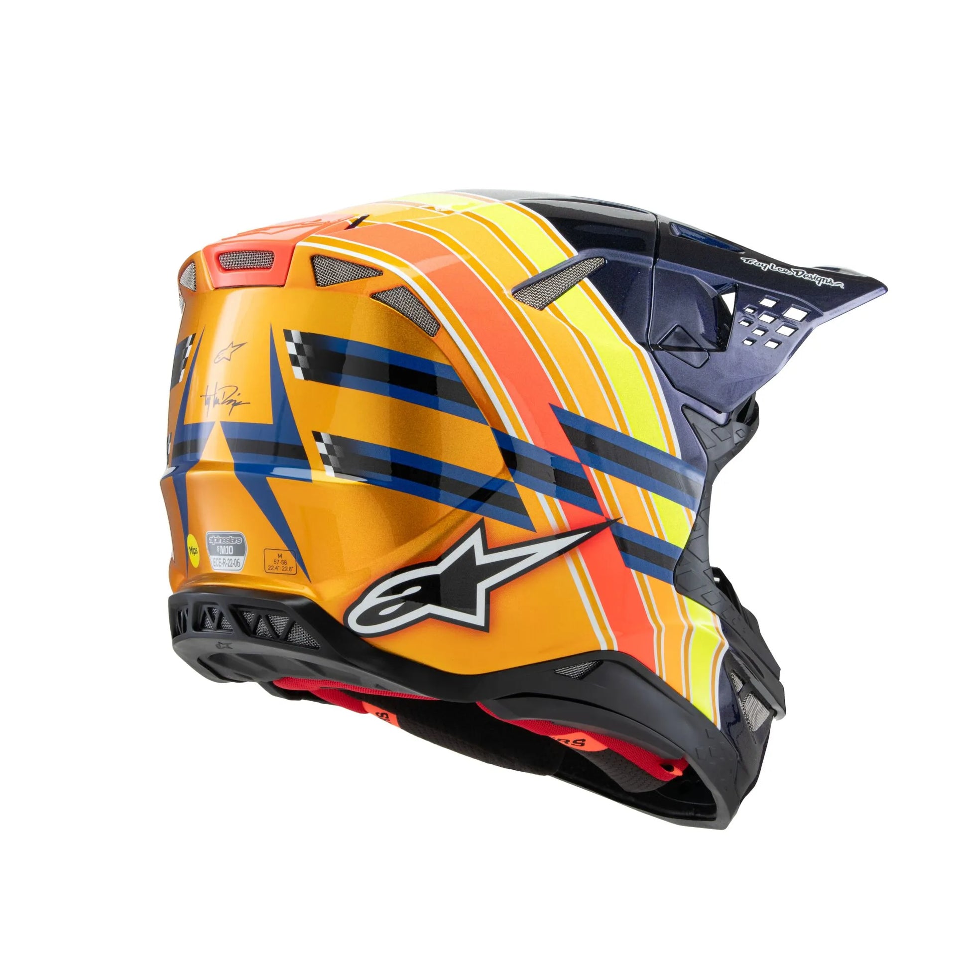 Alpinestars(Mx) Supertech M10 TLD 25 MIPS® Offroadhjälm integral vuxen bild 2 PMMEDIA:efdd97136cf73e09