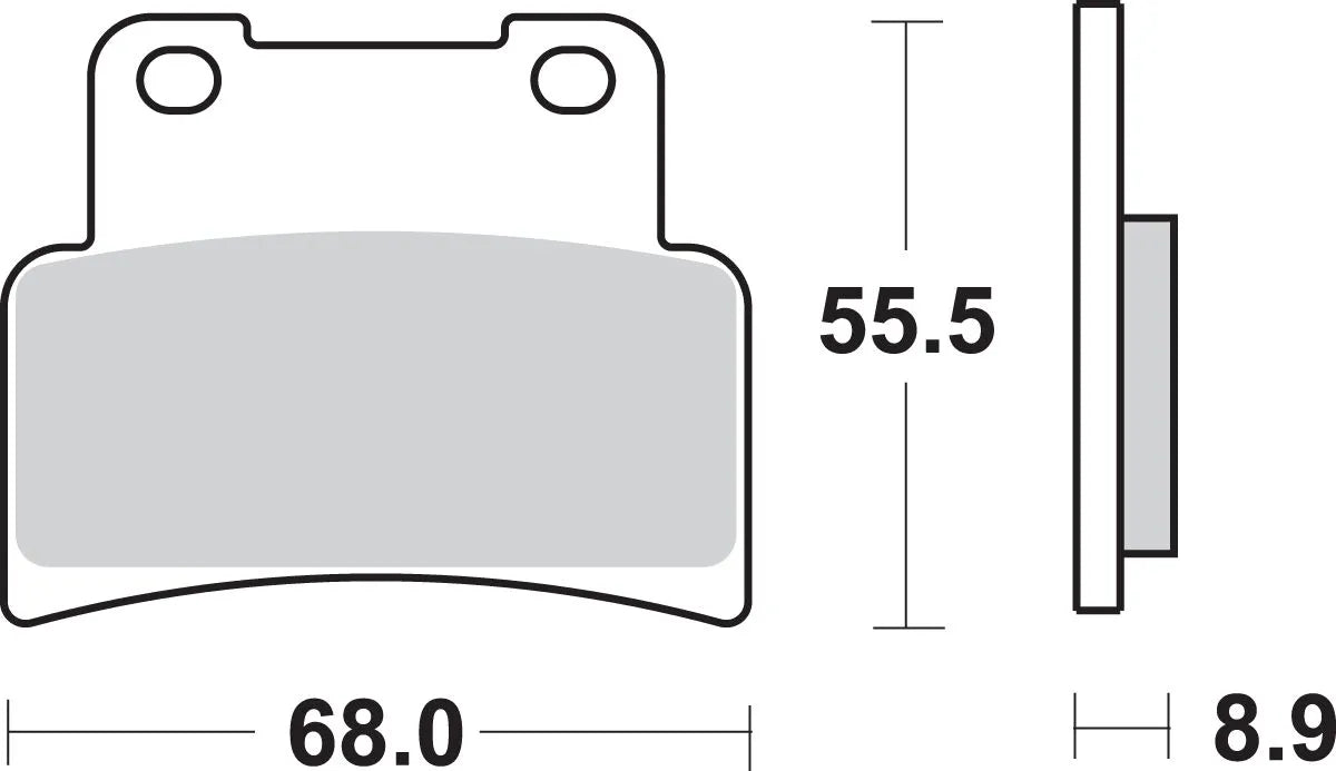 SBS HS Street Excel Fram Bromsbelägg Sintermetall bild 3 PMMEDIA:399ae87d0957ba6a