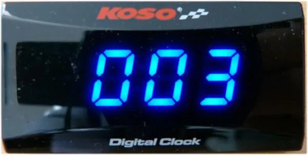 KOSO NORTH AMERICA Line Clock Super Slim - Digital klocka blå bild 1 PMMEDIA:20081ec6ab77c548