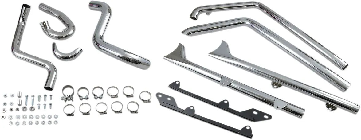 BASSANI XHAUST True Duals Fishtail 30" Avgassystem bild 3 PMMEDIA:5926b2612a93c4b5