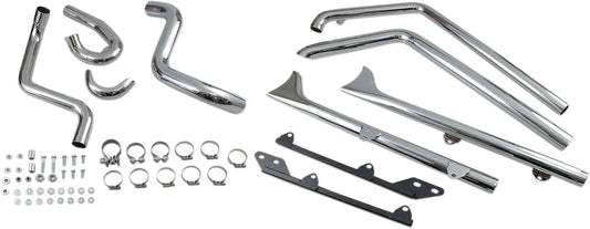 BASSANI XHAUST True Duals Fishtail 30" Avgassystem bild 3 PMMEDIA:5926b2612a93c4b5