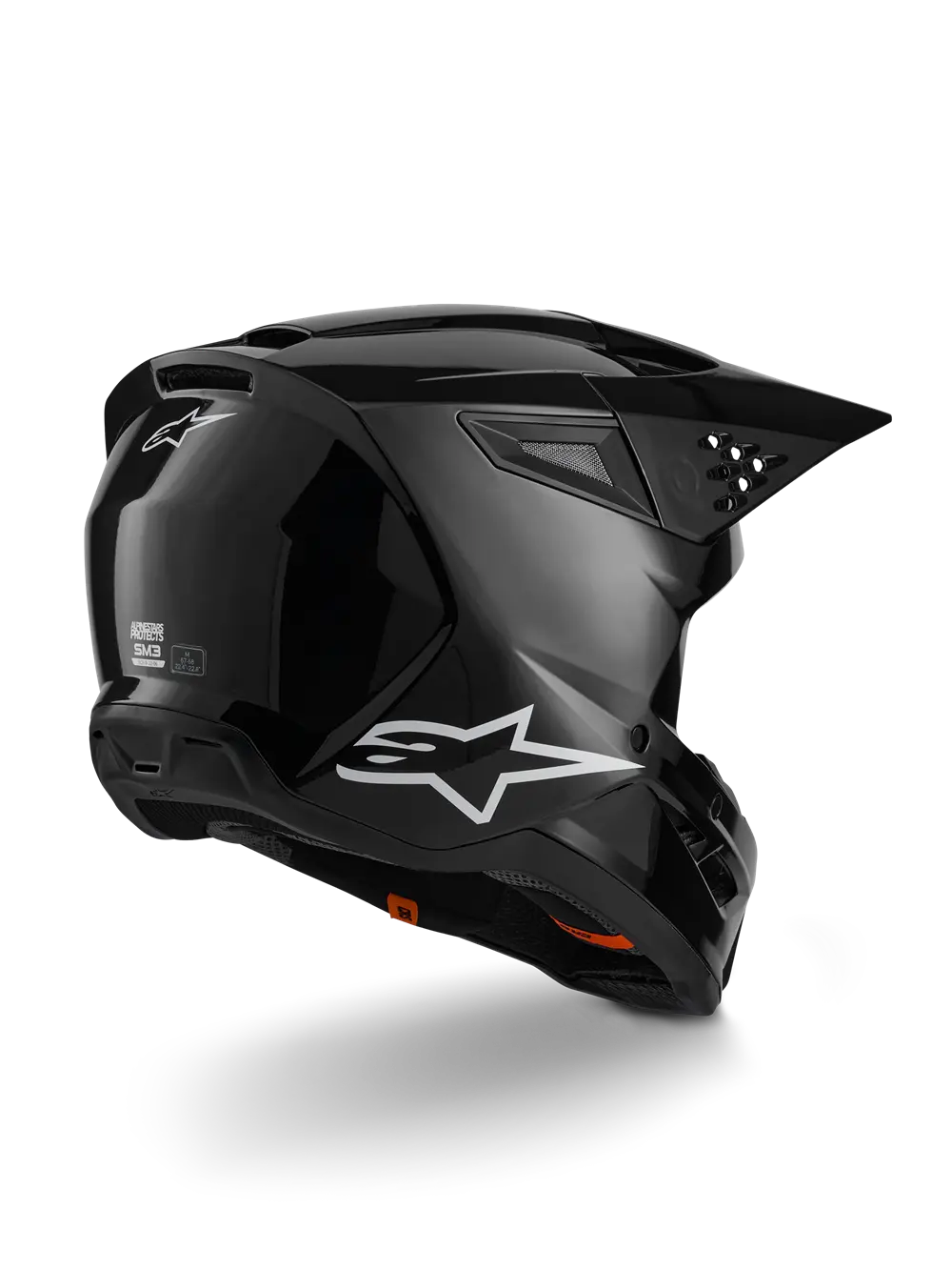 Alpinestars(Mx) SM3 Solid Offroadhjälm integral vuxen bild 8 PMMEDIA:a4b5dc4b3648147b