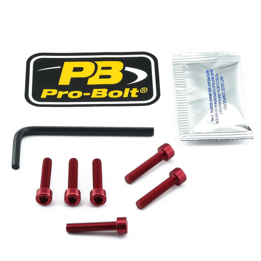 PRO BOLT Aluminium Bränslelucka Kit Röd bild 1 PMMEDIA:92656f85e23a9627