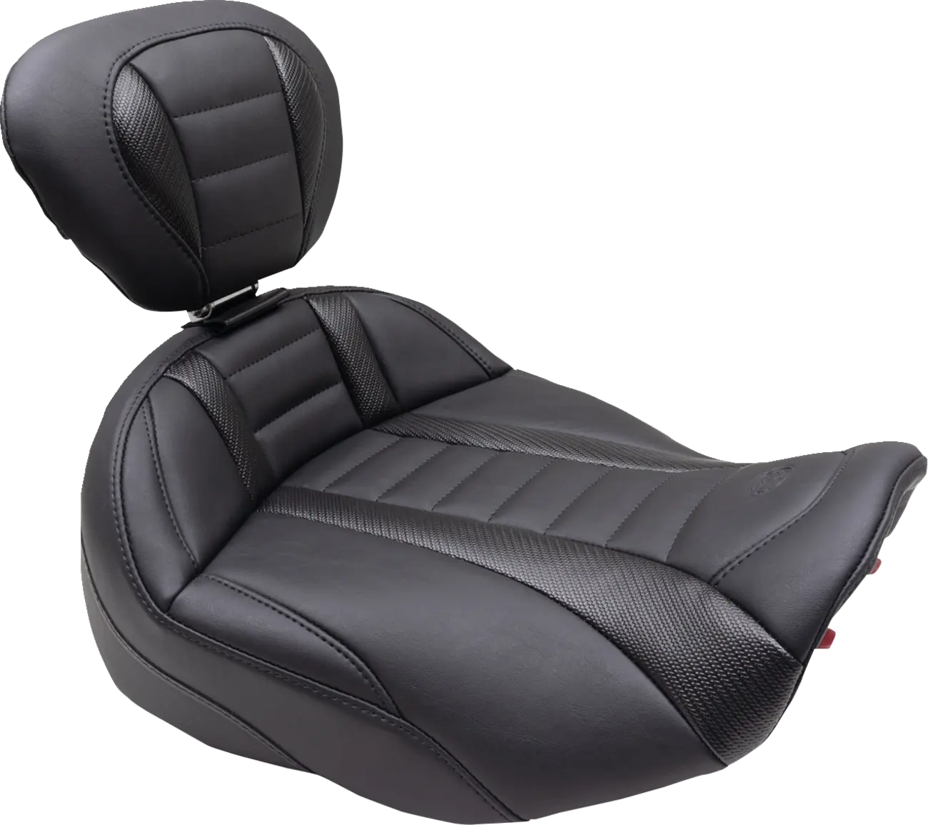 Mustang Deluxe Touring Solo Seat Sadlar Harley Touring bild 2 PMMEDIA:ddb2ca08d551b652