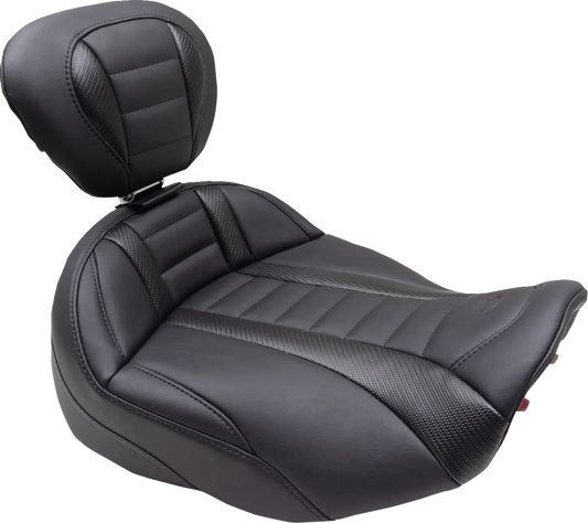 Mustang Deluxe Touring Solo Seat Sadlar Harley Touring bild 2 PMMEDIA:ddb2ca08d551b652