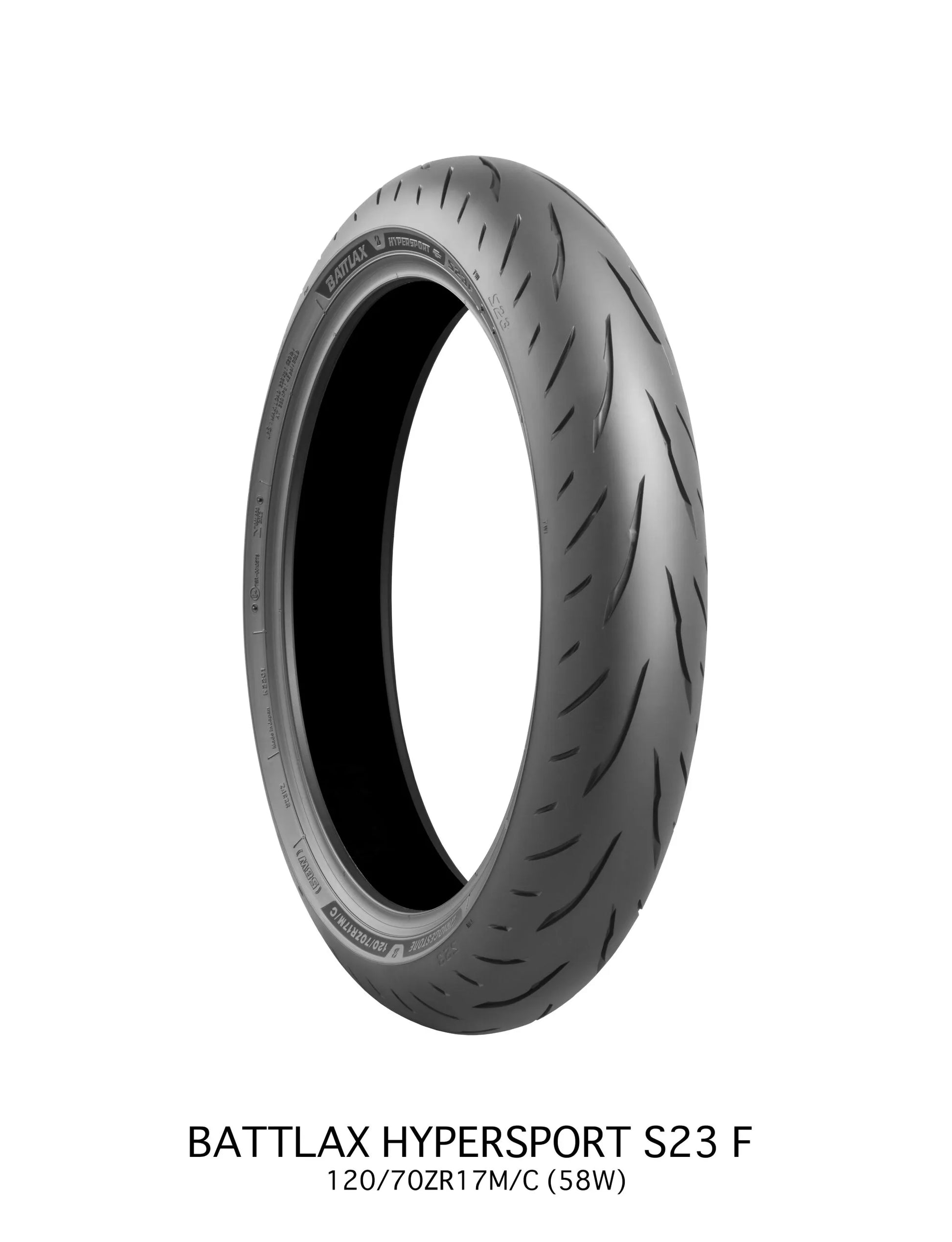 BRIDGESTONE Battlax Hypersport S23 120/70ZR17 (58W) Framdäck bild 1 PMMEDIA:622a4dd6f7f9141f