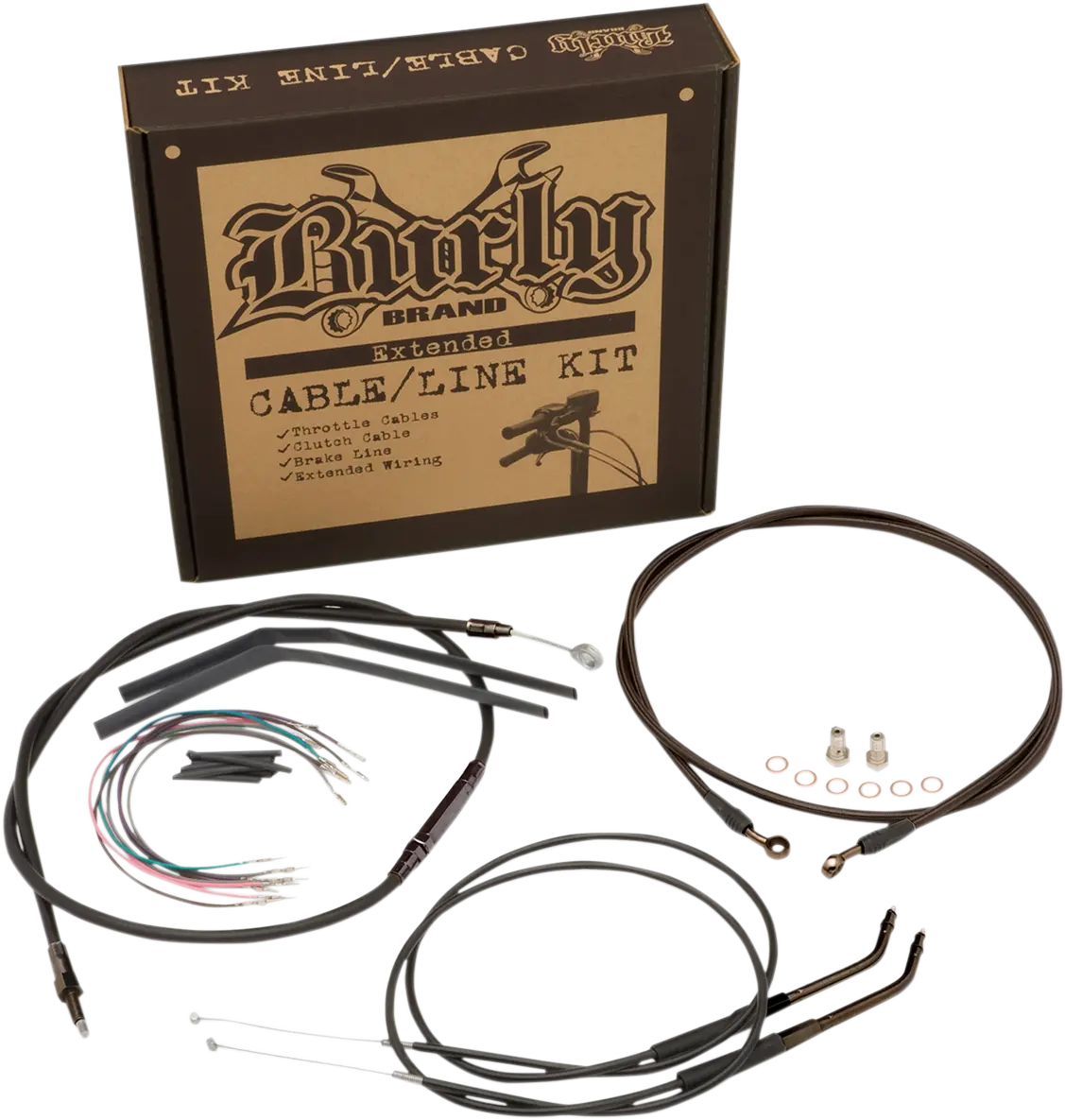 BURLY BRAND Jail Bar Kabelkit 10" för 04-06 XL bild 4 PMMEDIA:452396c0cd5ab545