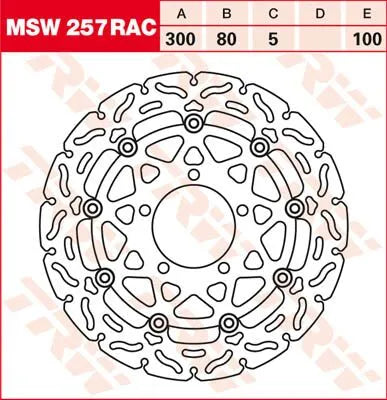 TRW MSW257RAC Flytande Bromsskiva Fram bild 1 PMMEDIA:bf48c0f48eaae344