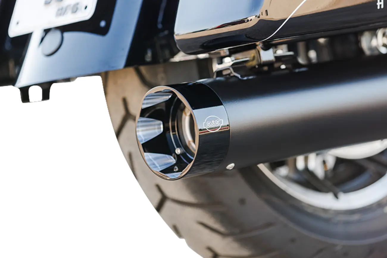S S Cycle 2-into-1 Sidewinder® Exhaust System Kompletta avgassystem Harley bild 7 PMMEDIA:85a75880fc30f1d0