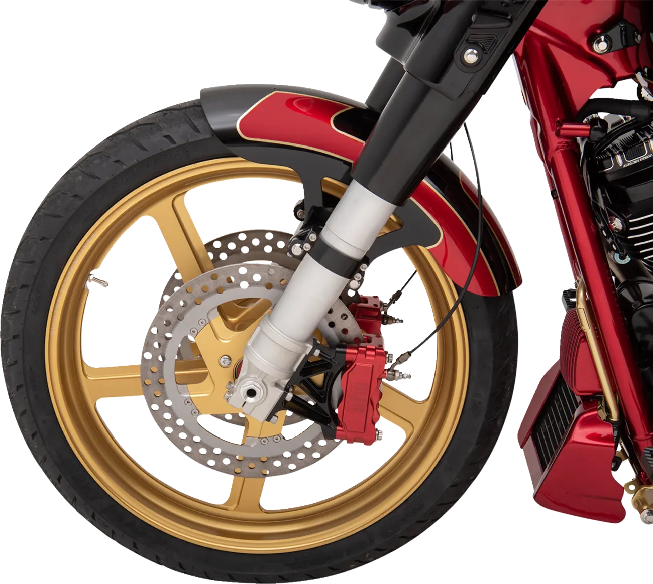 PERFORMANCE MACHINE Two-Piece Front Left Bromsskiva 11,8" Guld bild 4 PMMEDIA:5d3d5dc6cd446880
