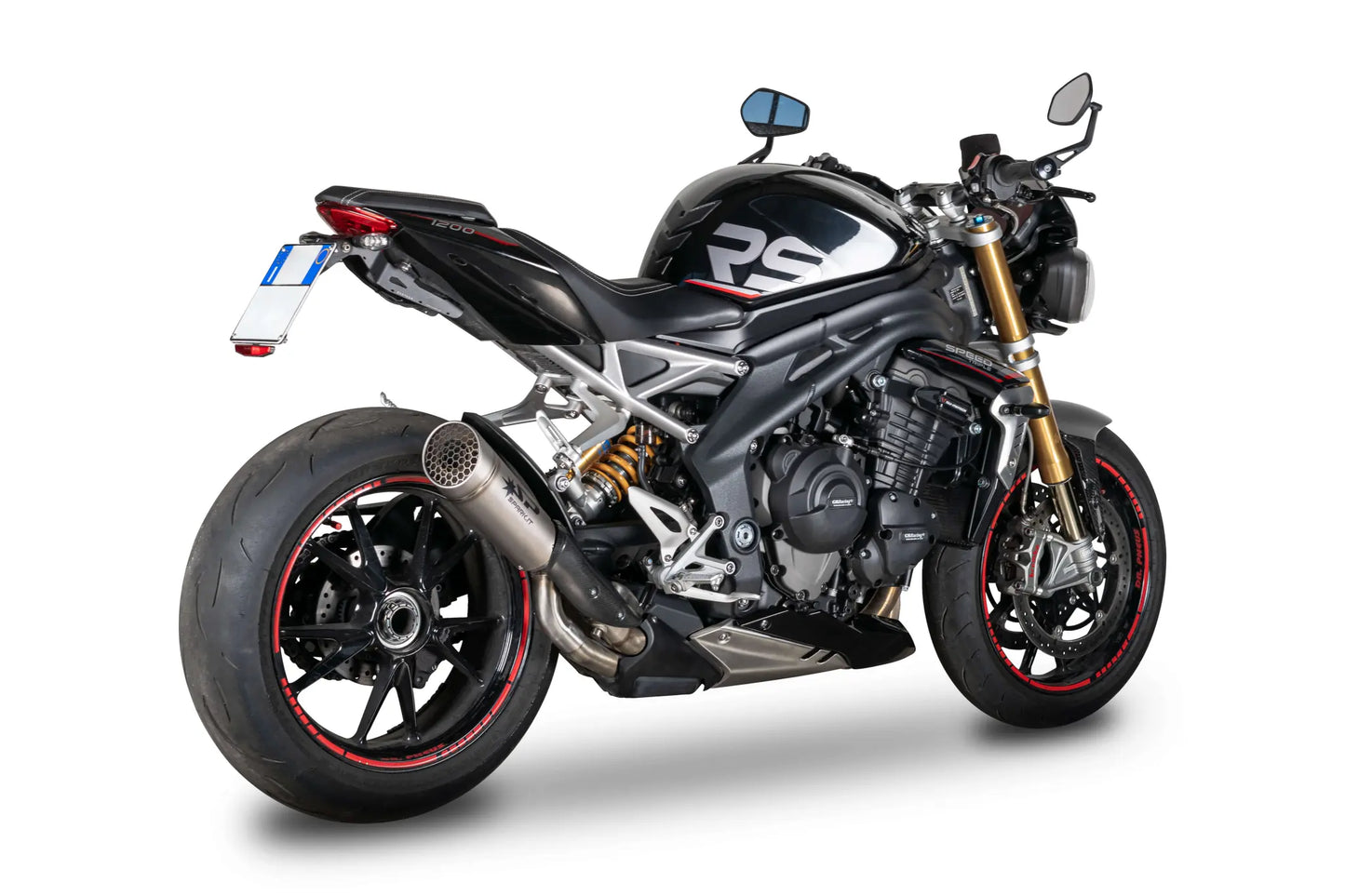 SPARK GRID-O Slip-On Ljuddämpare Titan Triumph SpeedTriple 1200 bild 2 PMMEDIA:48d728e105c4082d