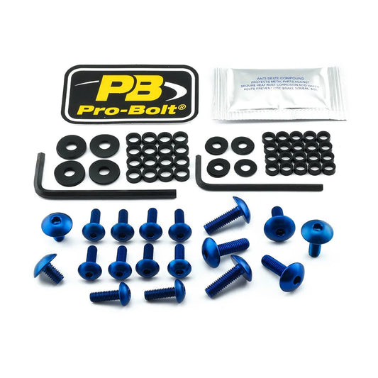 PRO BOLT Aluminium Fairing Bolt Kit för Honda Blå bild 1 PMMEDIA:d0602e01d0b5081c