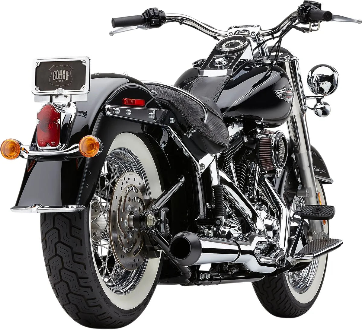 Cobra El Diablo 2:1 Exhaust System Kompletta avgassystem Harley bild 6 PMMEDIA:4380dbb8a7f864a8