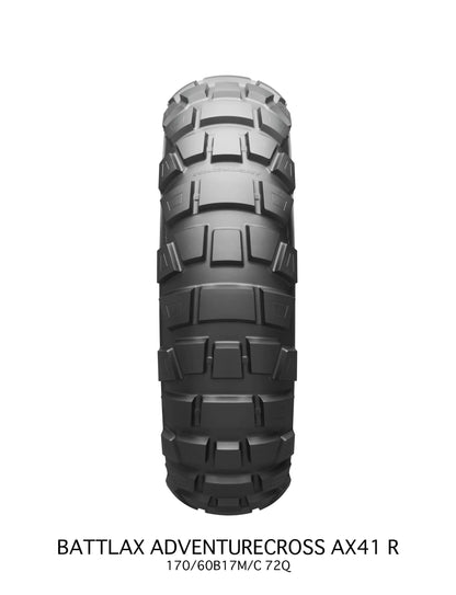 Bridgestone Battlax Adventurecross AX41 Dual sport däck bak bild 3 PMMEDIA:bbf48f0705bb7d77