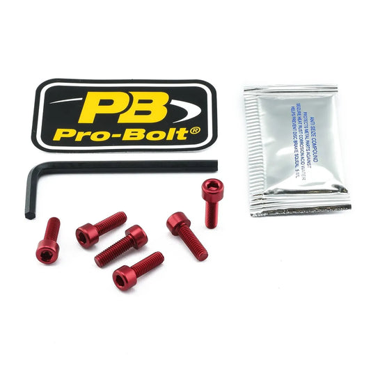 PRO BOLT Aluminium Bränsleluckesats Röd bild 1 PMMEDIA:e3754c22b72cd643