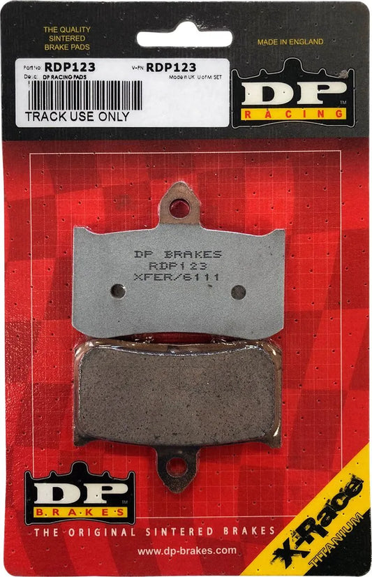 DP BRAKES RDP X-Race Titanium Sintrade Bromsbelägg bild 2 PMMEDIA:c9e0bde8b899b84b