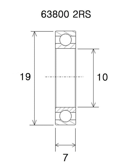 BLACK BEARING Max Lager 10x19x7mm bild 1 PMMEDIA:893080b14e329156
