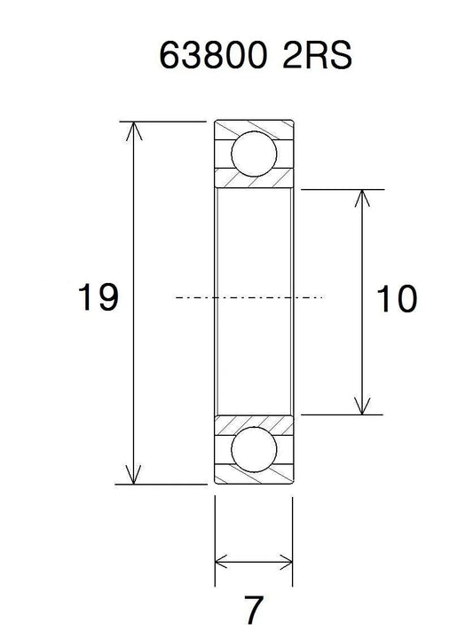 BLACK BEARING Max Lager 10x19x7mm bild 1 PMMEDIA:893080b14e329156