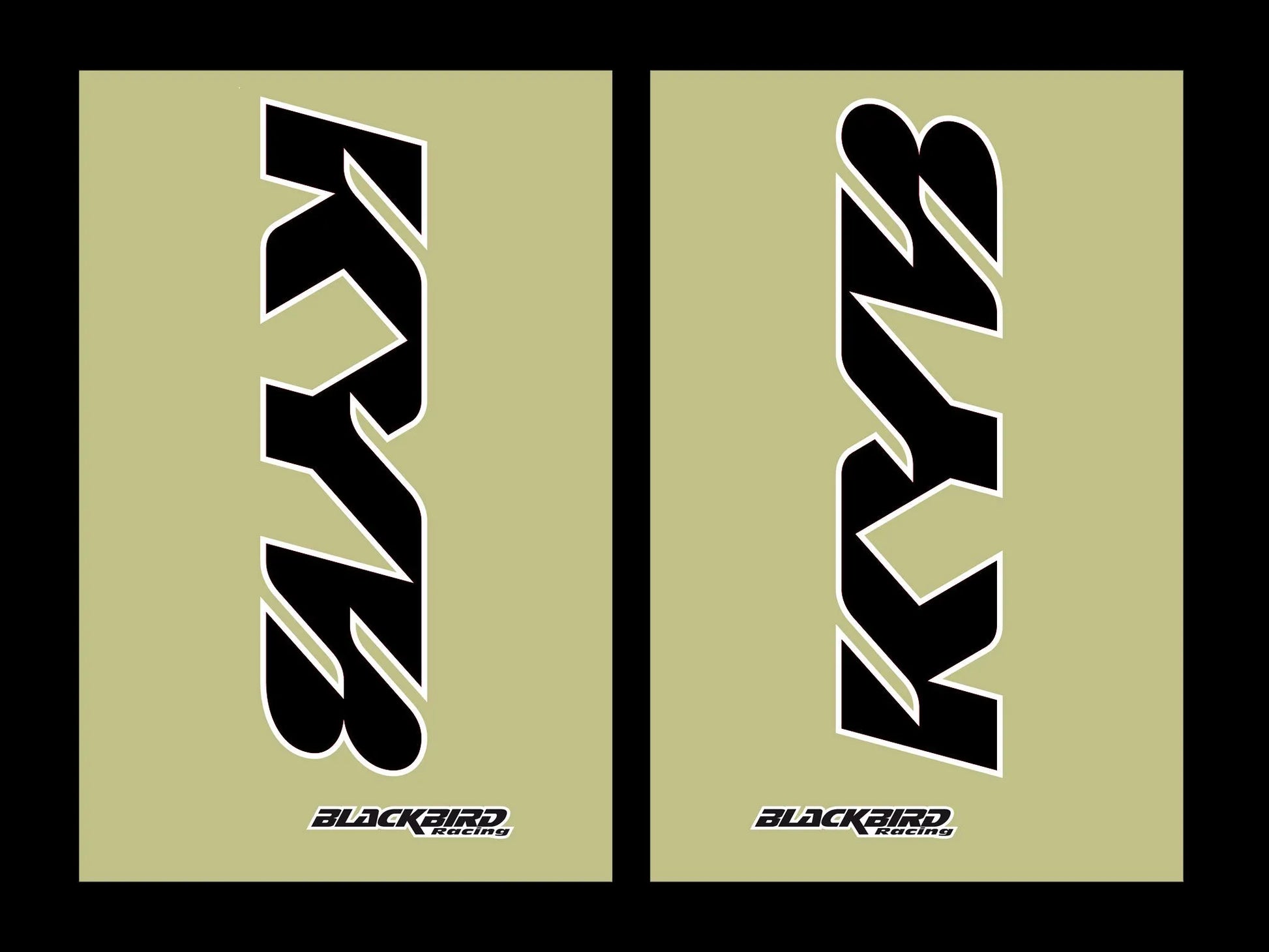 BLACKBIRD RACING Fork Stickers KYB Svart bild 1 PMMEDIA:291cdd026f7d39df